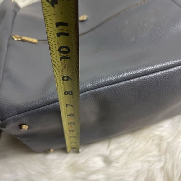 Freshly Picked Diaper Bag convertible backpack Synthetic Gray brass hardwares. - Picture 15 of 15